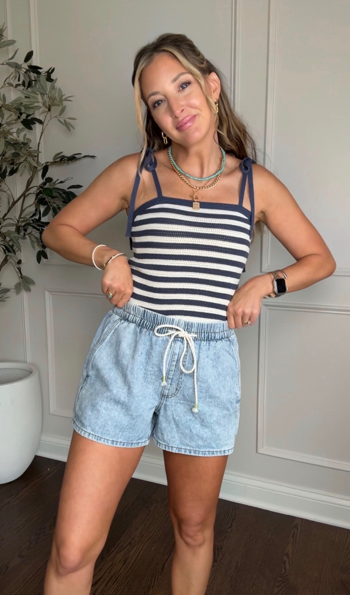 The cutest drawstring denim shorts from @Target and only $25! #targetpartner #target 



#LTKootd #LTKgrwm