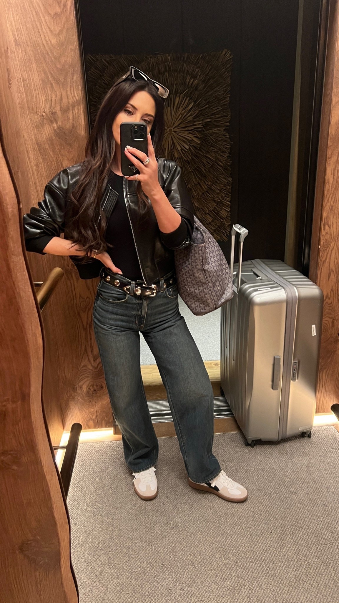 It’s a travel day- these jeans on repeat and the leather jacket I’m obsessed with! It’s buttery soft and a great price point 

#LTKStyleTip #LTKOver40 #LTKTravel