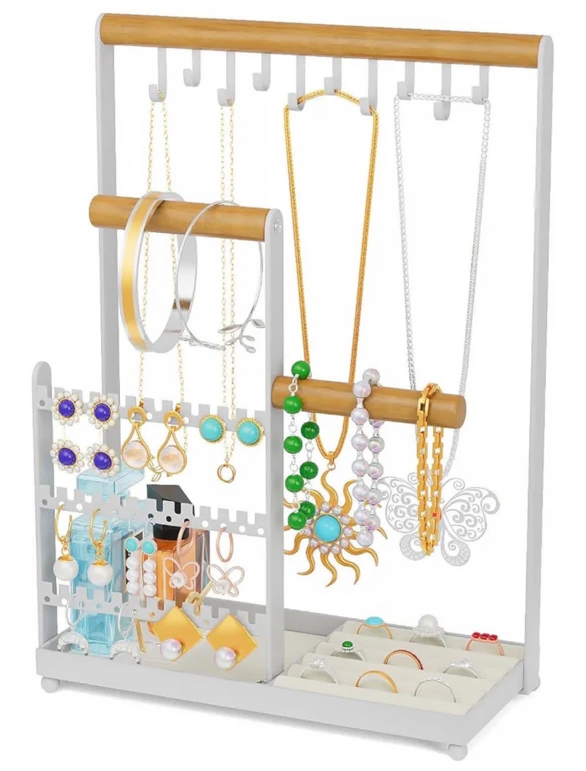 This is such a nice jewelry organizer, and it’s on Flash Sale for only $9.99 today on Amazon - normally $25.99!!! It’s been such a favorite when I’ve shared it in the past, and you cannot beat this price for a great display stand and organizer!

#LTKSaleAlert #LTKBeauty #LTKHome