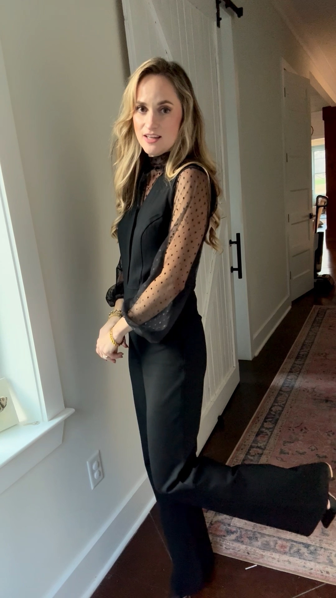 You know the LBD, this is the LBJ! Little black jumpsuit @spanx 

#LTKvlog #LTKWorkwear #LTKdayinmylife