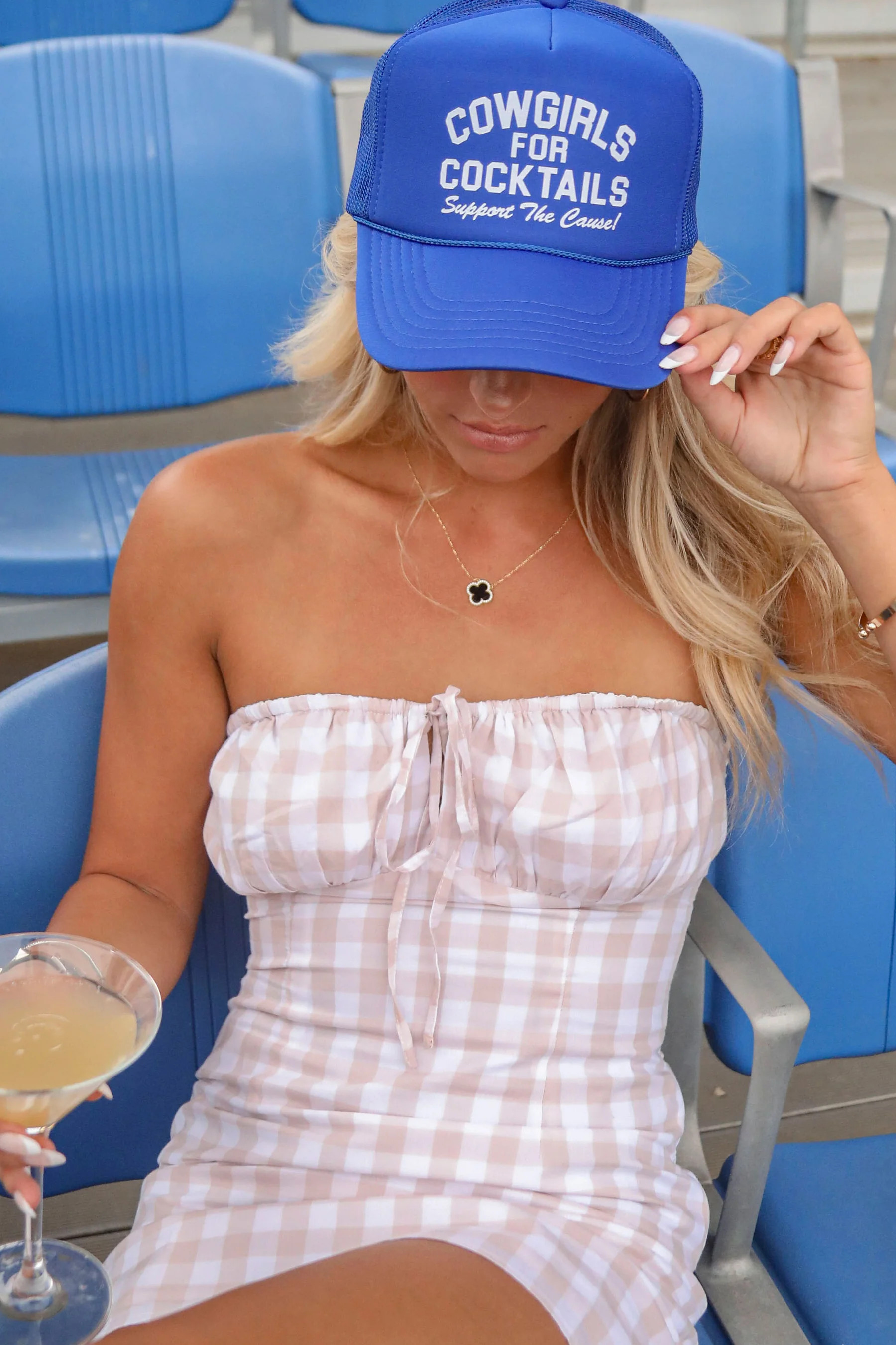 charlie southern: cowgirls for cocktails trucker hat | RIFFRAFF