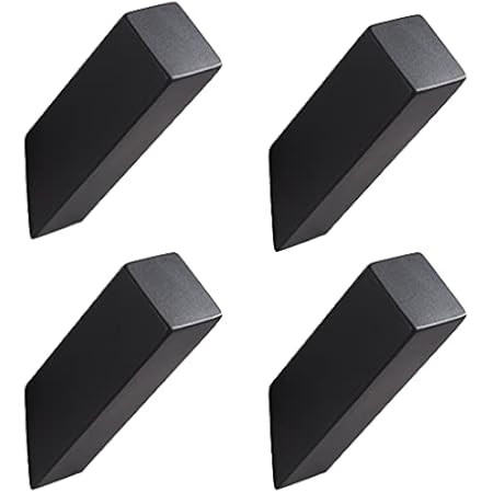 NINETREX Black Towel Hooks SUS 304 Stainless Steel Black Robe Hook for Bath Livingroom Hotel Style W | Amazon (US)