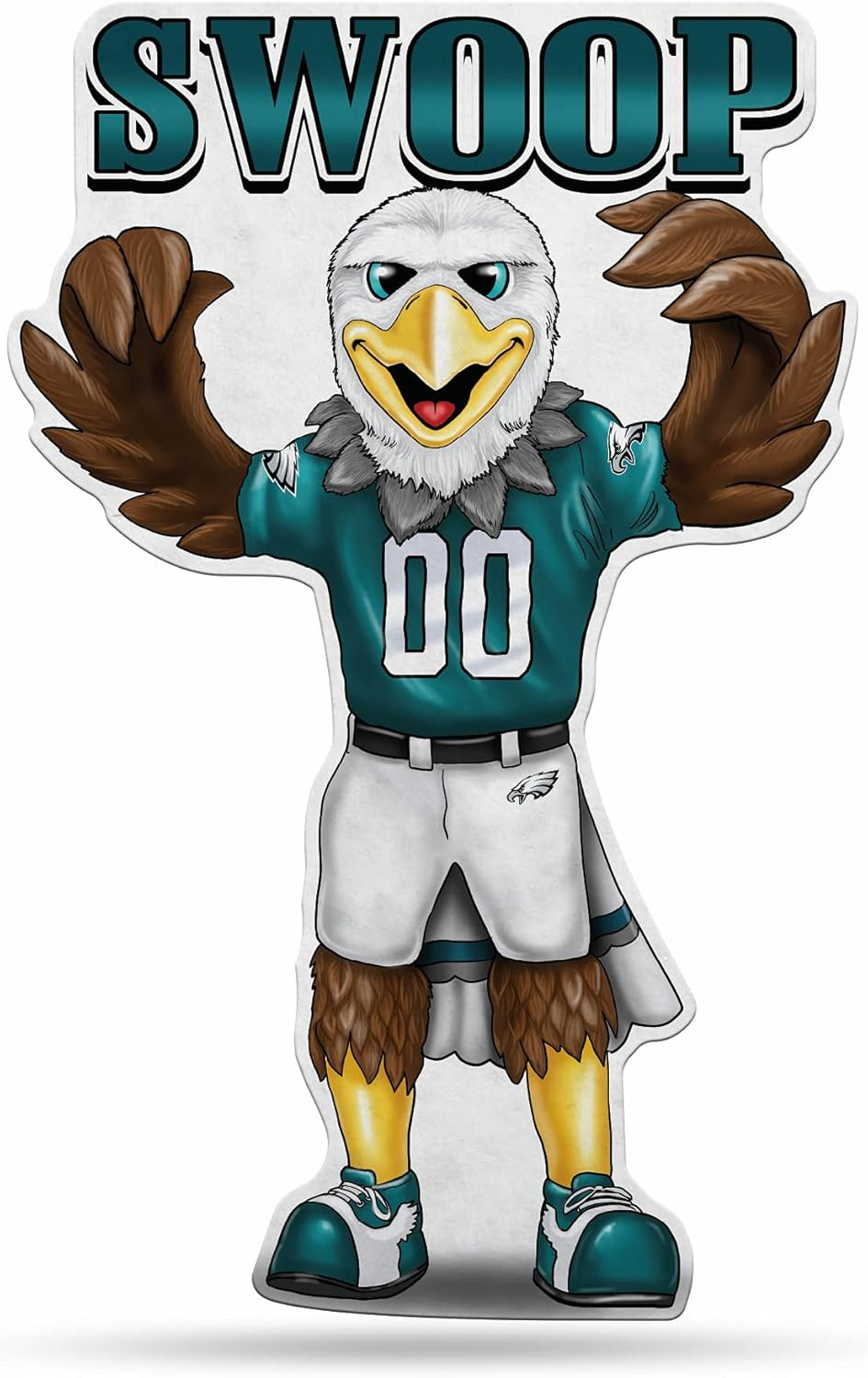 Rico Industries NFL Football Mascot Shape Cut Pennant - Home and Living Room Décor - Soft Felt E... | Amazon (US)