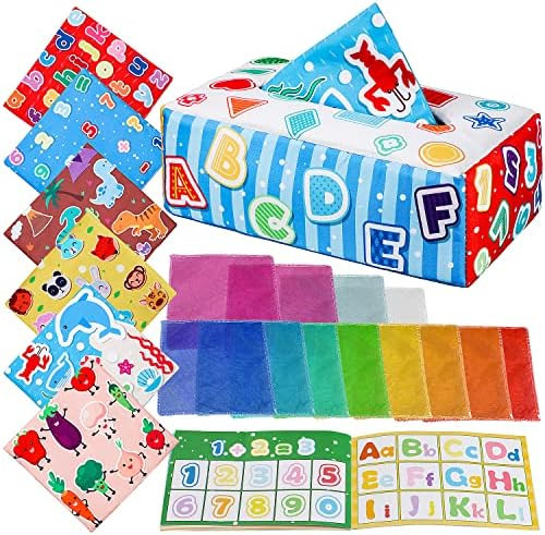TOY Life Baby Toys 6 to 12 Months Montessori Toys for Babies 6-12 Months Baby Tissue Box Toy Magic T | Amazon (US)
