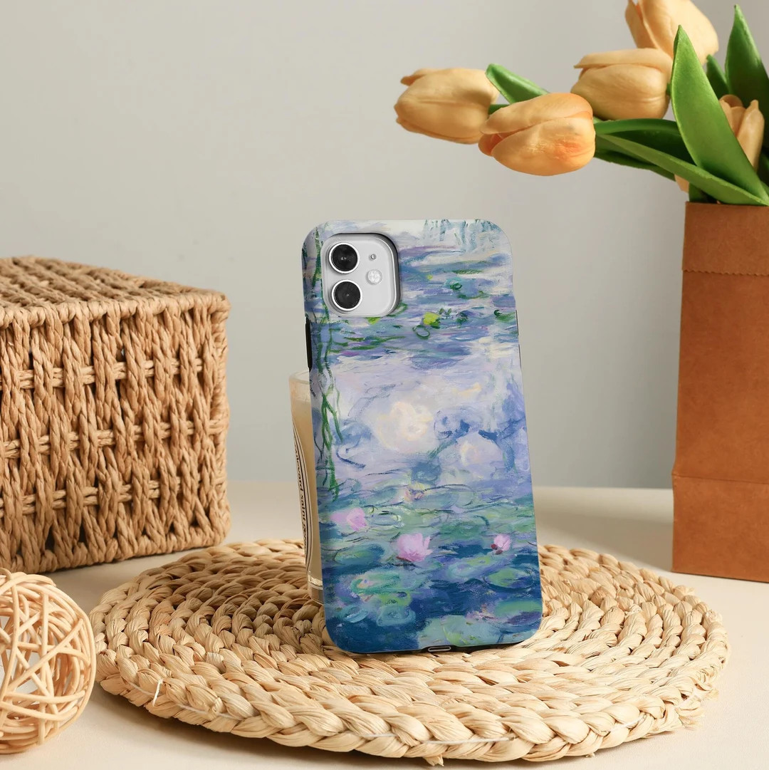 Monet Water Lily Phone Case for iPhone 16 15 14 13 12 Pro Max, 15 14 Plus Case iPhone 13 12 Mini ... | Etsy (US)