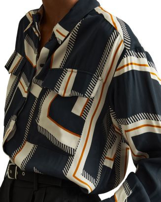 Isadora Tracker Print Shirt | Bloomingdale's (US)