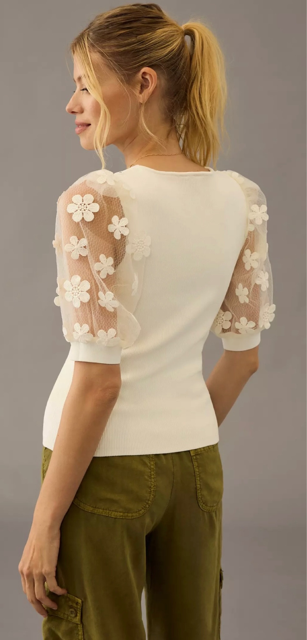 DOLAN Floral Applique Top curated on LTK