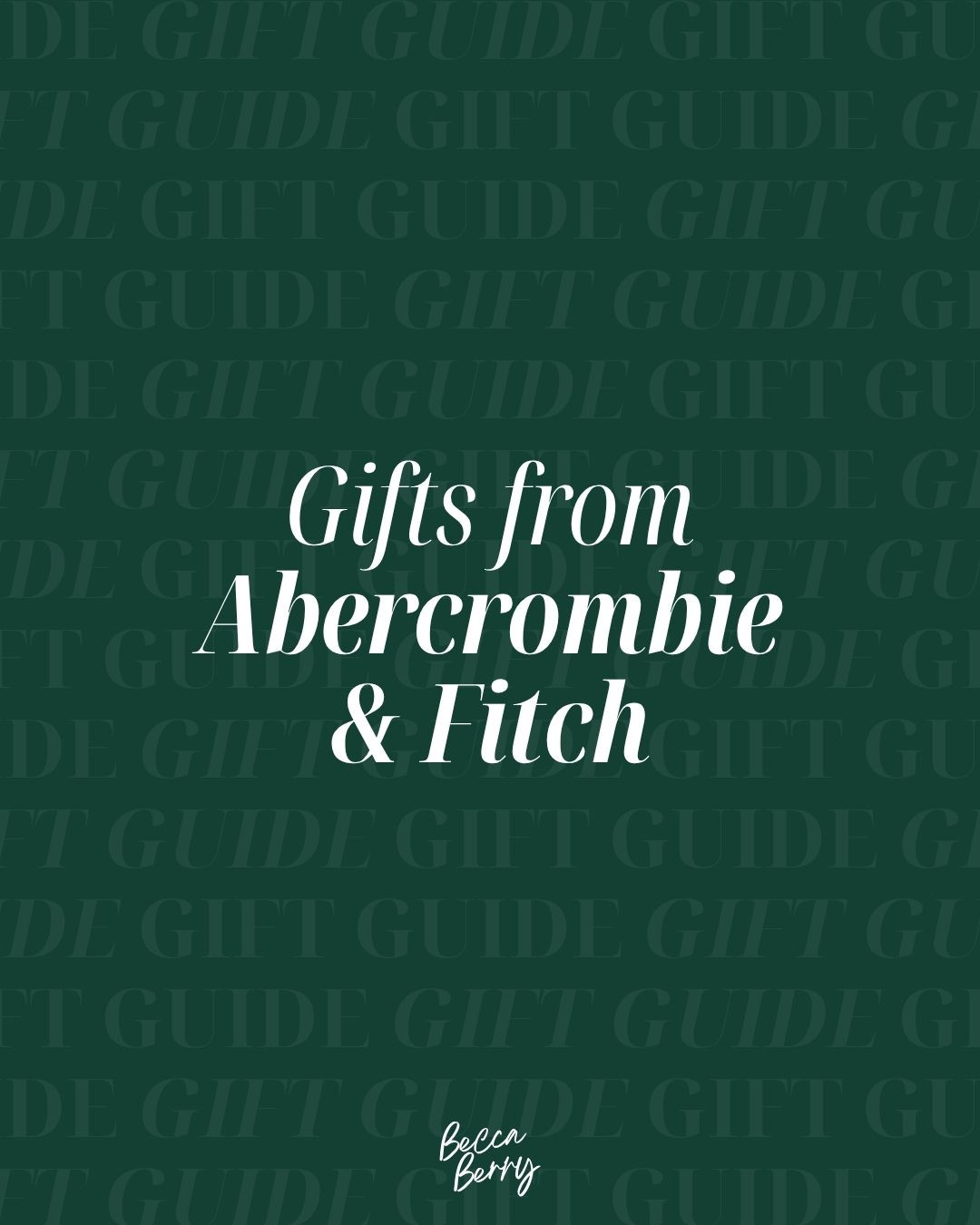 Abercrombie favorites for 2025 featuring cozy, chic, and perfect for gifting this holiday season. #Abercrombie #HolidayGiftGuide #GiftIdeas2025

#LTKHoliday #LTKGiftGuide #LTKStyleTip
