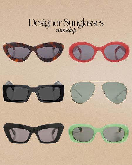 Designer sunglasses roundup