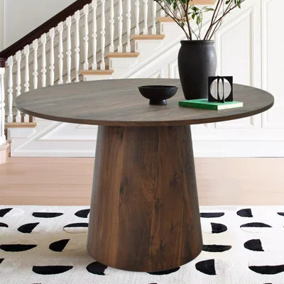 Agne 35" Round Pedestal Dining Table | Wayfair North America