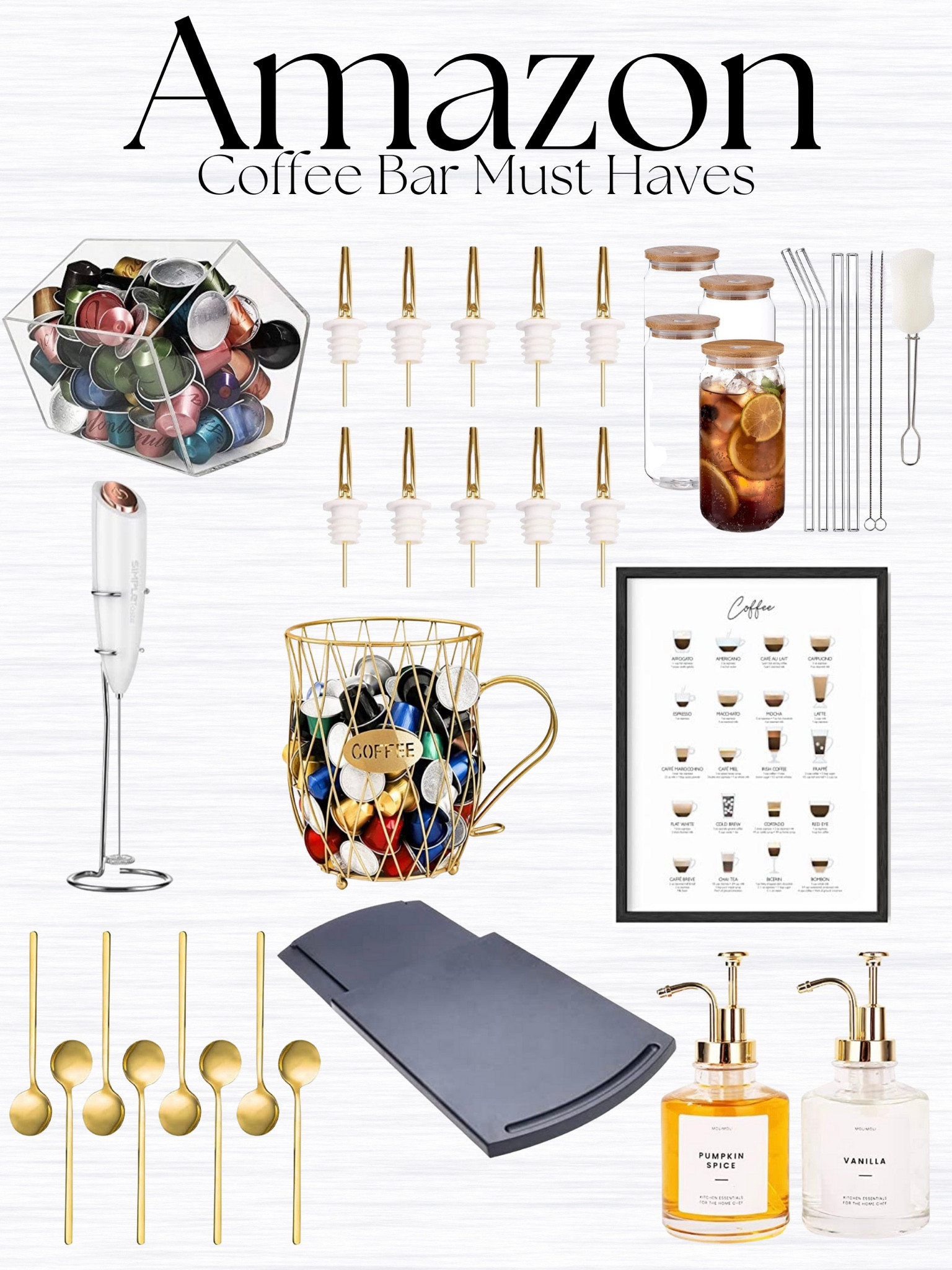 Amazon must haves, coffee bar, gift ideas, coffee lover, home decor, kitchen utensils

#LTKhome #LTKSeasonal #LTKGiftGuide