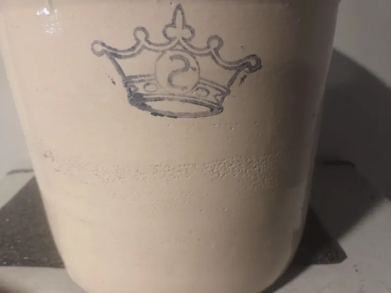 NICE! Robinson Ransbottom Blue Crown Stoneware Glazed Crock 2 Gallon Made In USA | Etsy (US)