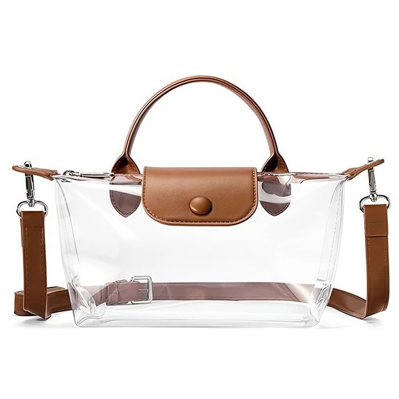 Clear Bag for Stadium Approved Small Crossbody Purse Handbags for Concerts Sports Events | Walmart (US)