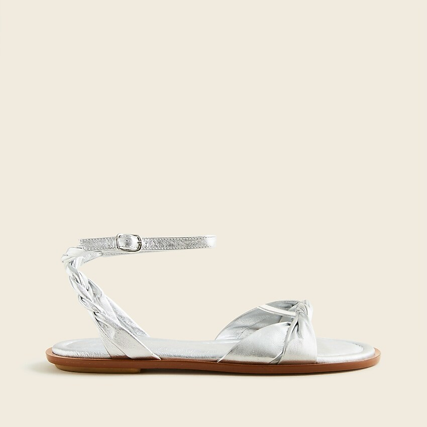 Sorrento twist-strap sandals in leatherItem BF750 | J. Crew US