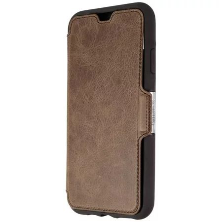 OtterBox Strada Case for iPhone Xs Max - Espresso (Dark Brown/Worn Leather) (Refurbished) | Walmart (US)