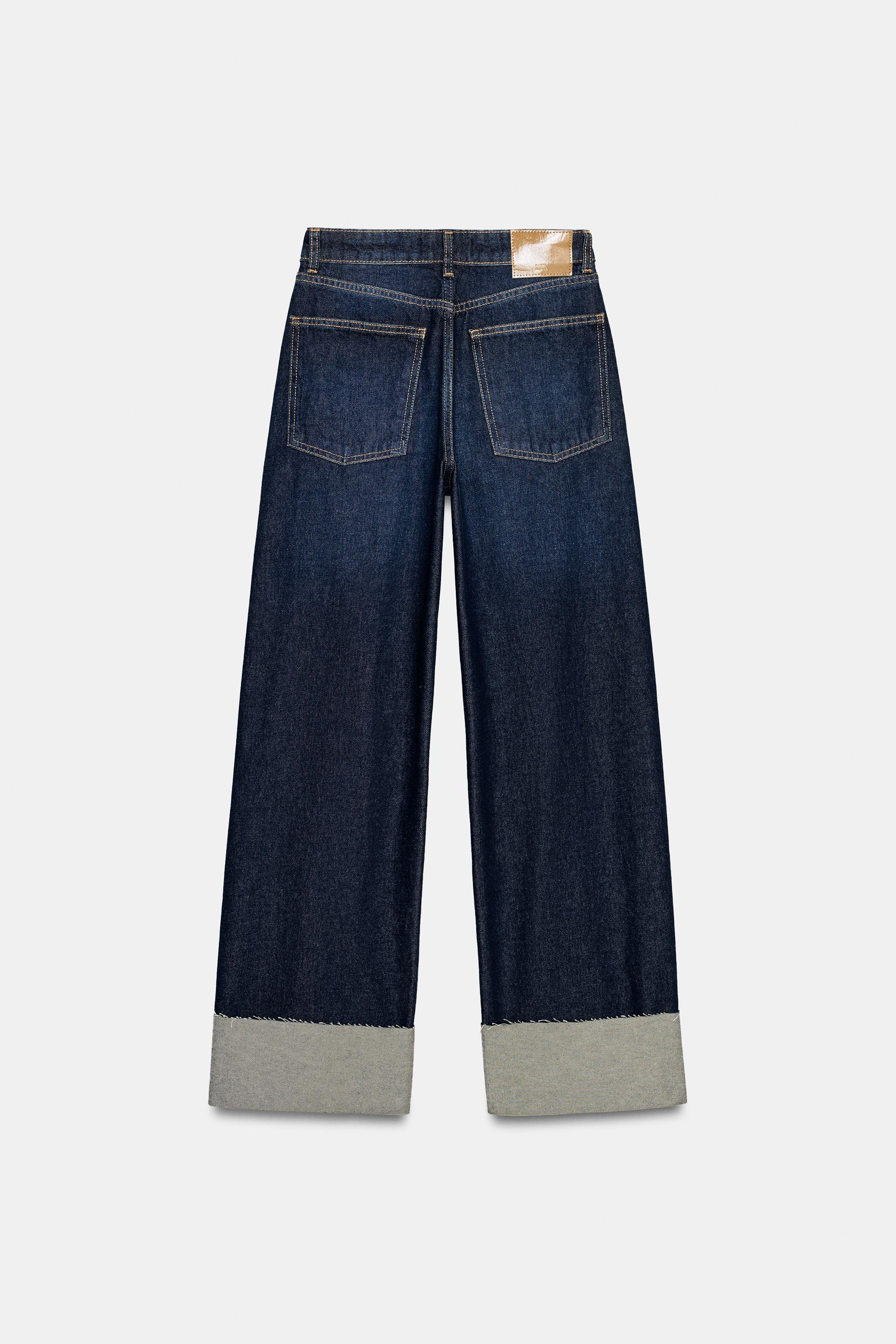 Z1975 MID-RISE BARREL HEM JEANS | Zara Canada