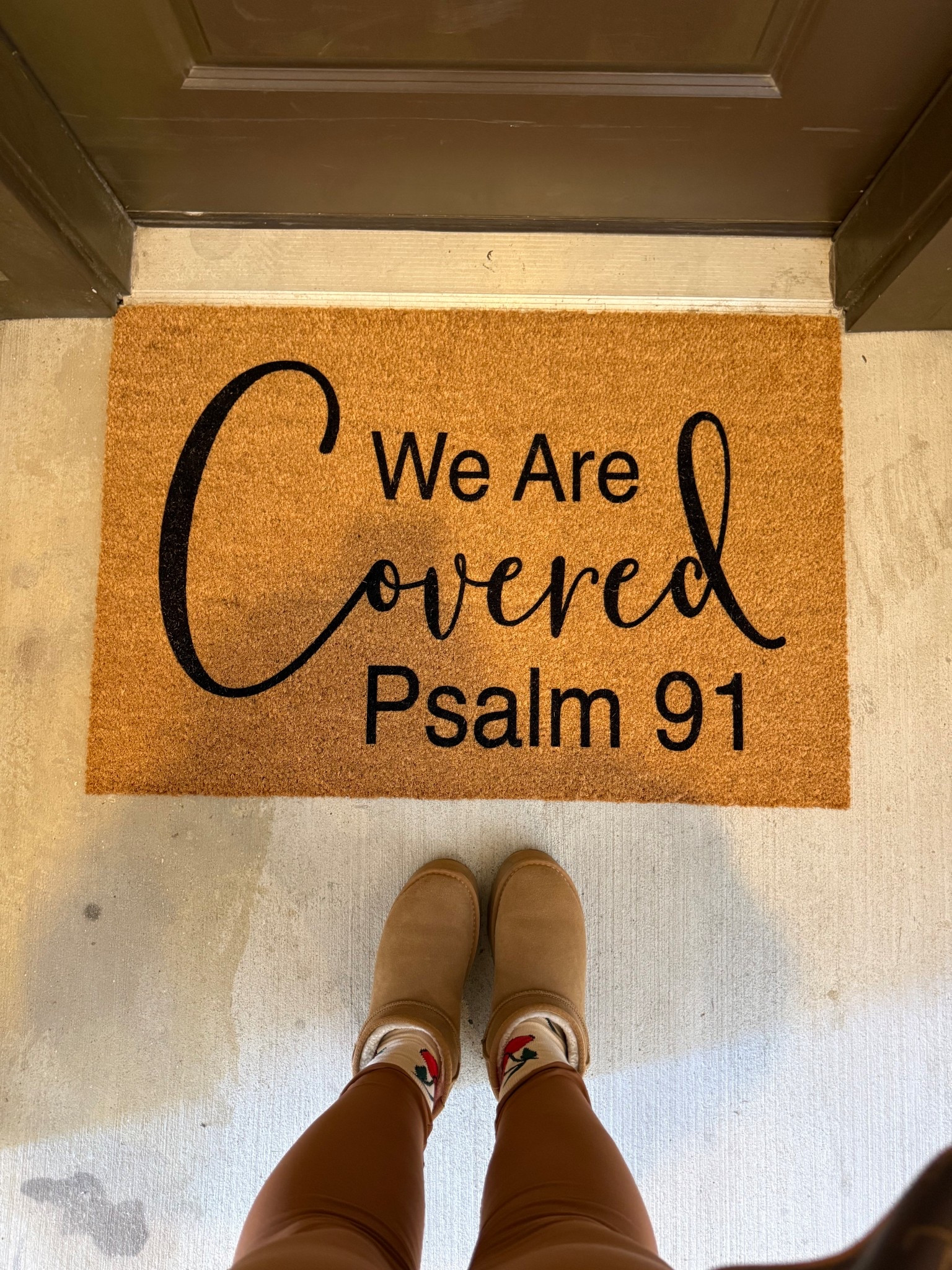 Home Welcome mat. #psalm91 #christiandecor #faithdecor #jesusgirl #housewarminggiftideas #holidaygiftideas #homedecor #frontporch #doormat

#LTKGiftGuide #LTKFindsUnder50 #LTKHome
