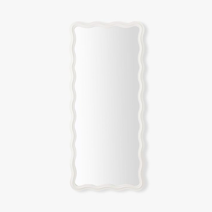 Floor-Length Scalloped Mirror | Pottery Barn Teen