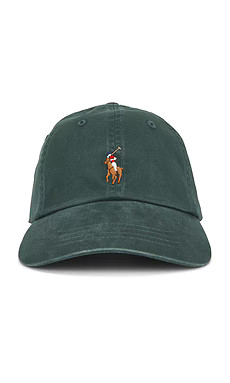 Polo Ralph Lauren Classic Sport Cap With Leather Strap in Charter Green from Revolve.com | Revolve Clothing (Global)