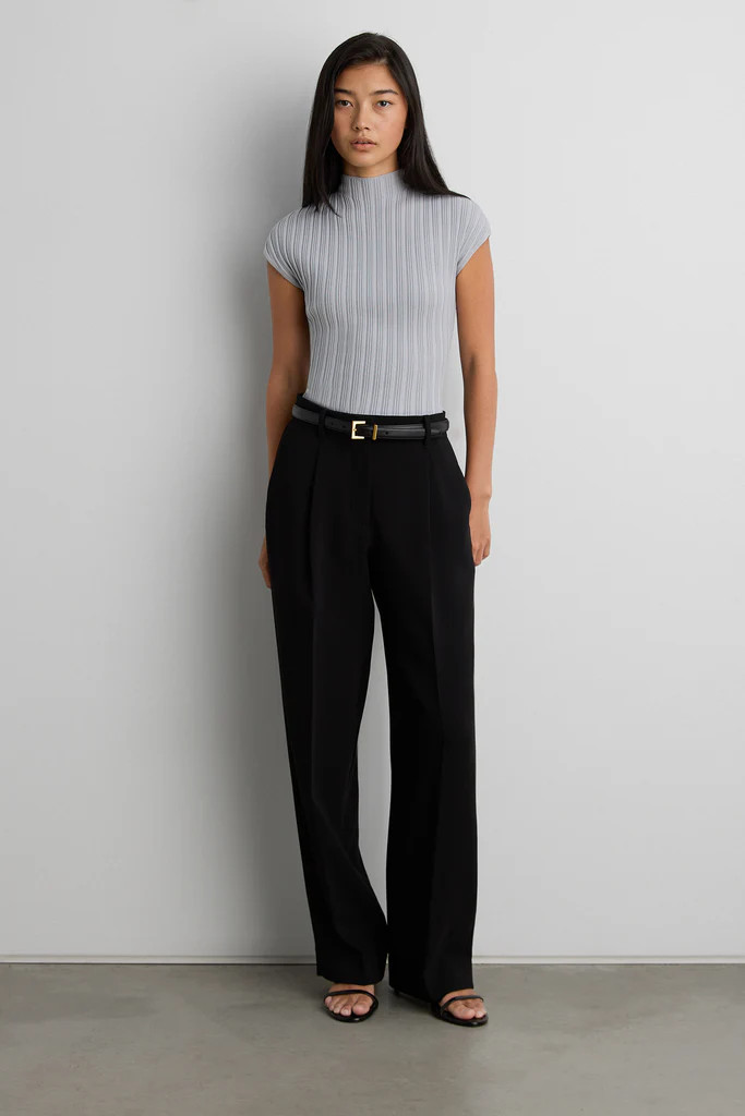 OTTOMAN RIBBED KNIT SLEEVELESS TOP | OAK + FORT