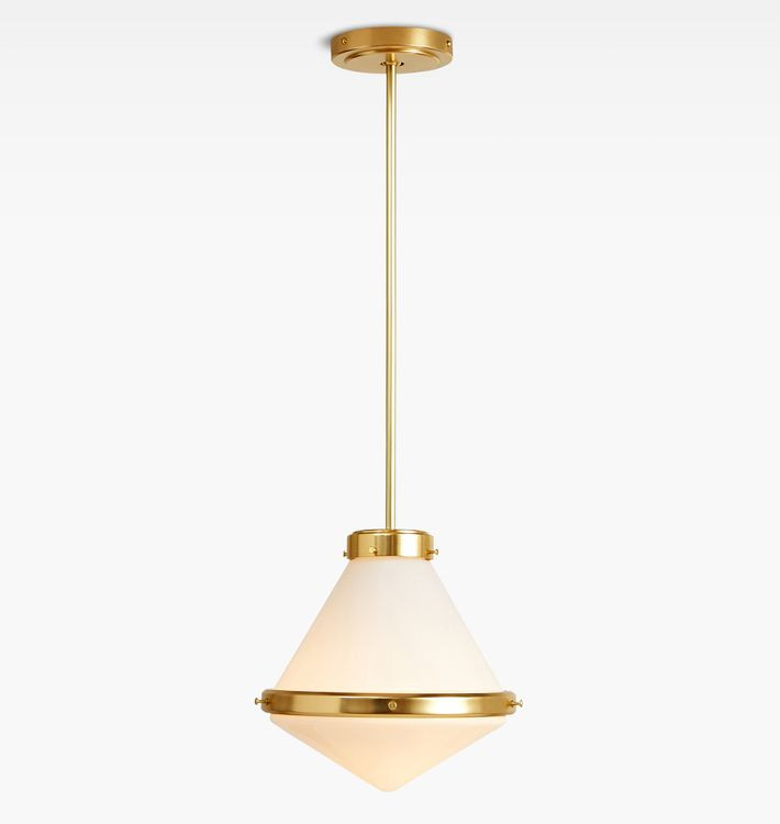 Hampshire 10" Glass Pendant | Rejuvenation