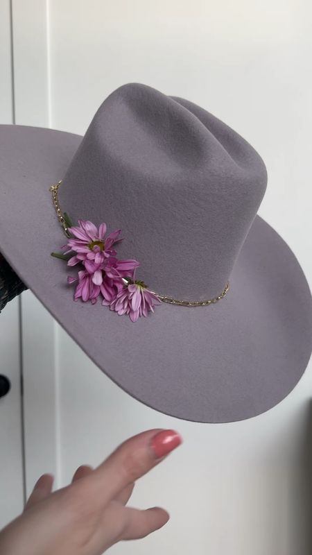 Gigi pip hat, lavender hat, western hat, cowboy hat, cowgirl hat 