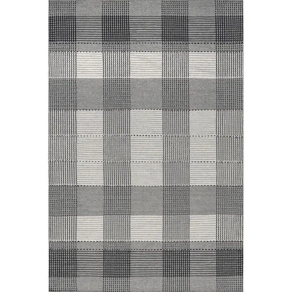 Hurst Plaid Wool Area Rug | Wayfair North America