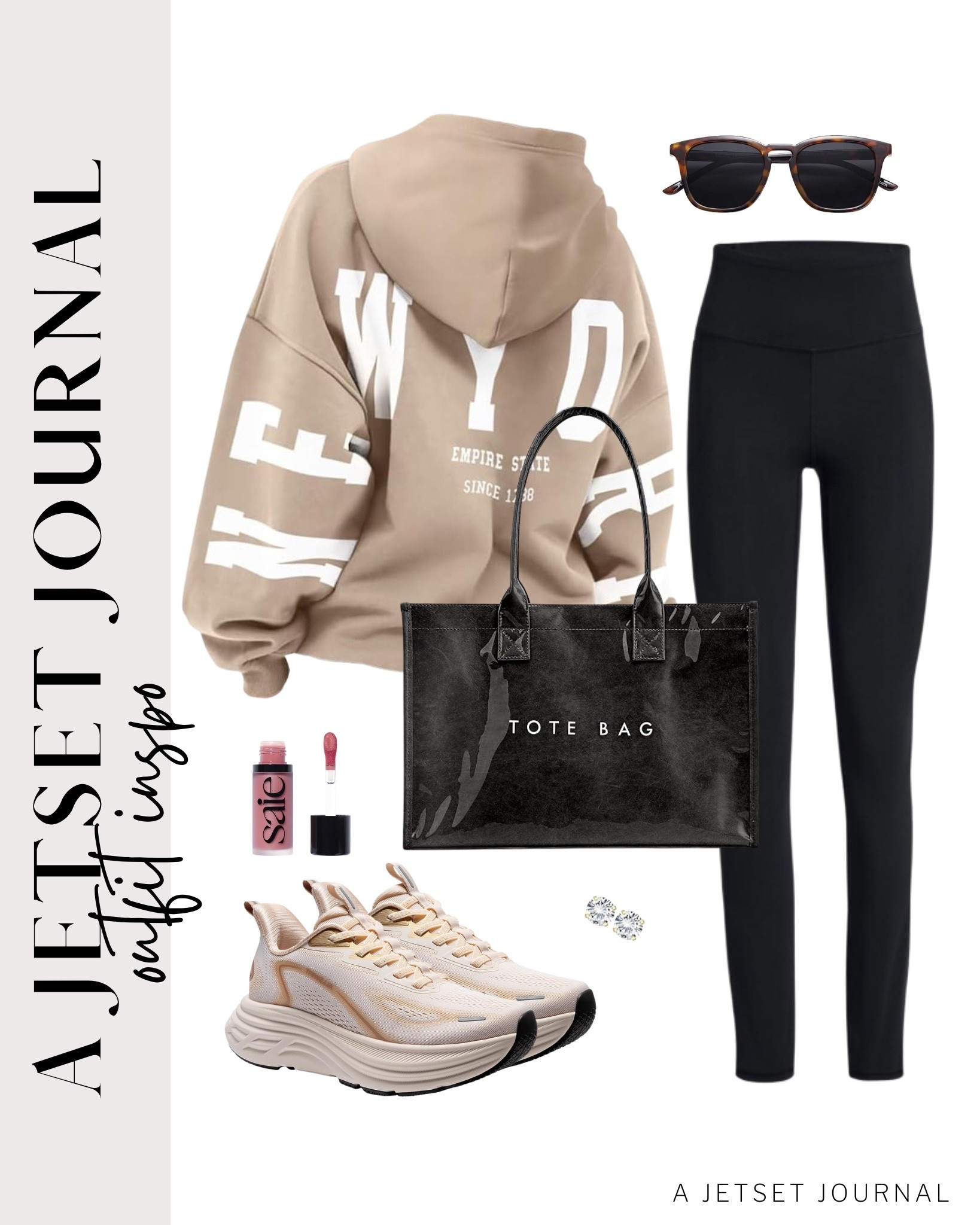 This sweater makes styling look easy. Sharing some simple outfit ideas that are both comfy and put together.
letter print hoodies, walking shoes, gold stud earrings, saie dew liquid blush casual outfit idea, running errands, winter outfit, comfy shoes, trendy look, capsule wardrobe, amazon finds, affordable style, winter outfit idea

#LTKBeauty #LTKSeasonal #LTKU