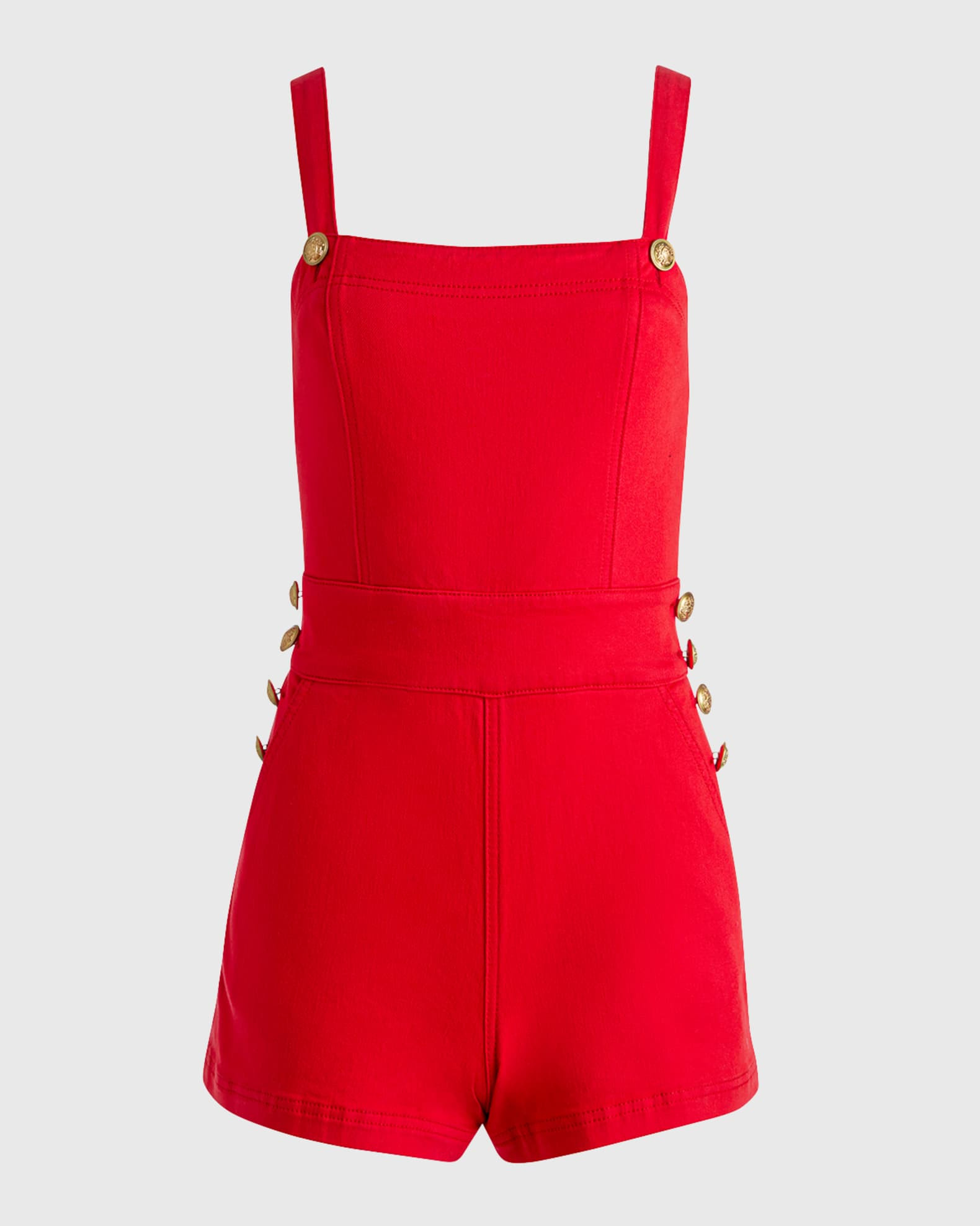 Vita Denim Romper | Neiman Marcus