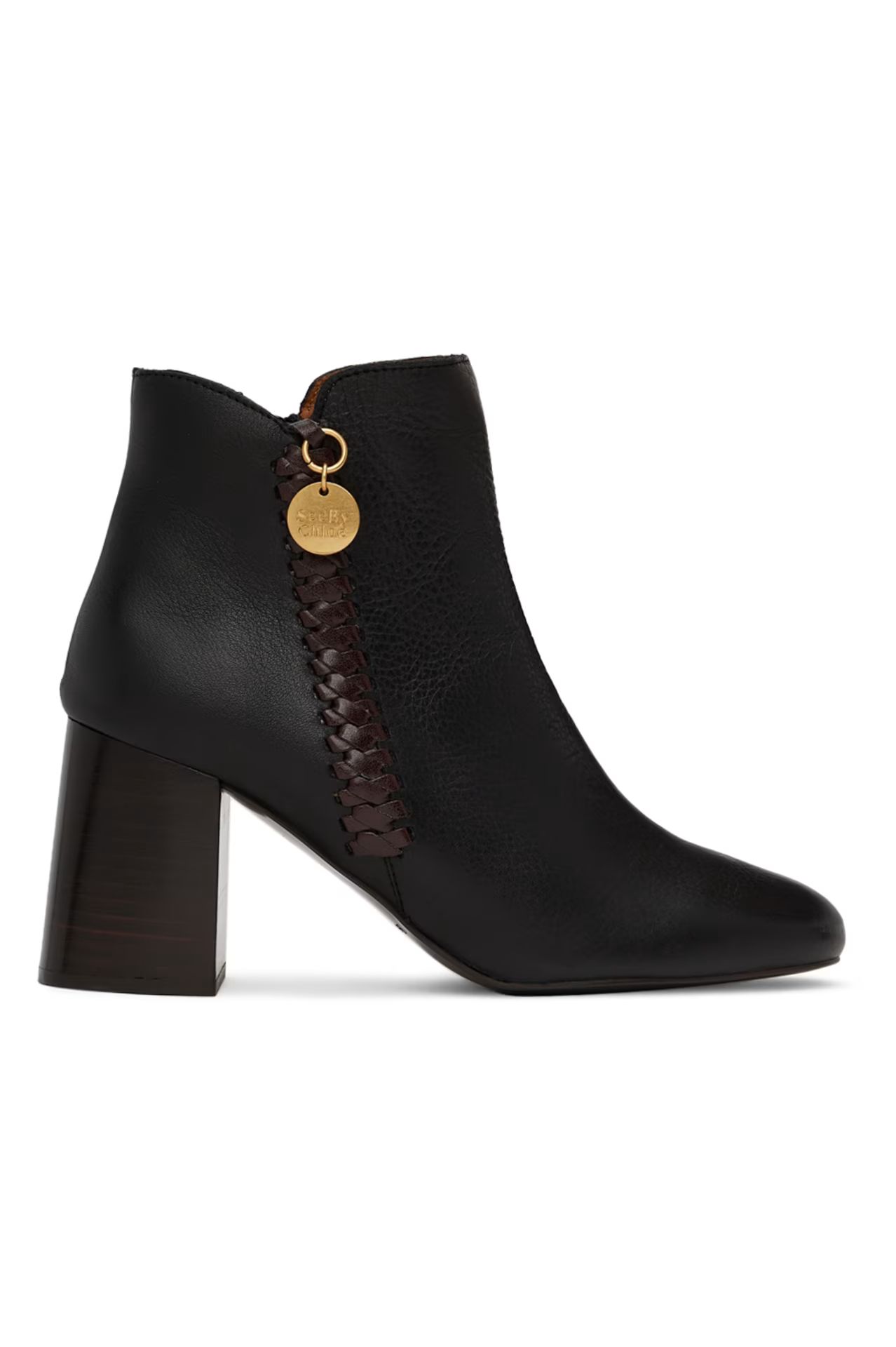 Black Louise Heeled Boots | SSENSE