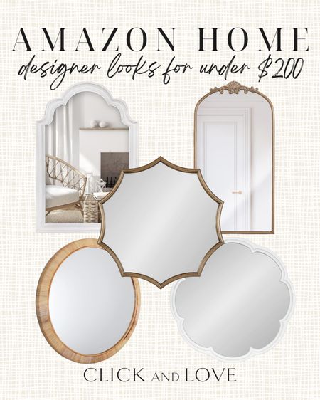 Designer inspired mirrors under $200 ✨ love this vintage style! 

Mirrors, accent mirror, round mirror, white mirror, woven mirror, vintage mirror, modern home decor, traditional home decor, budget friendly home decor, living room, dining room, bedroom, entryway, hallway, bathroom, Interior design, look for less, designer inspired, Amazon, Amazon home, Amazon must haves, Amazon finds, amazon favorites, Amazon home decor #amazon #amazonhome

#LTKsalealert #LTKstyletip #LTKhome