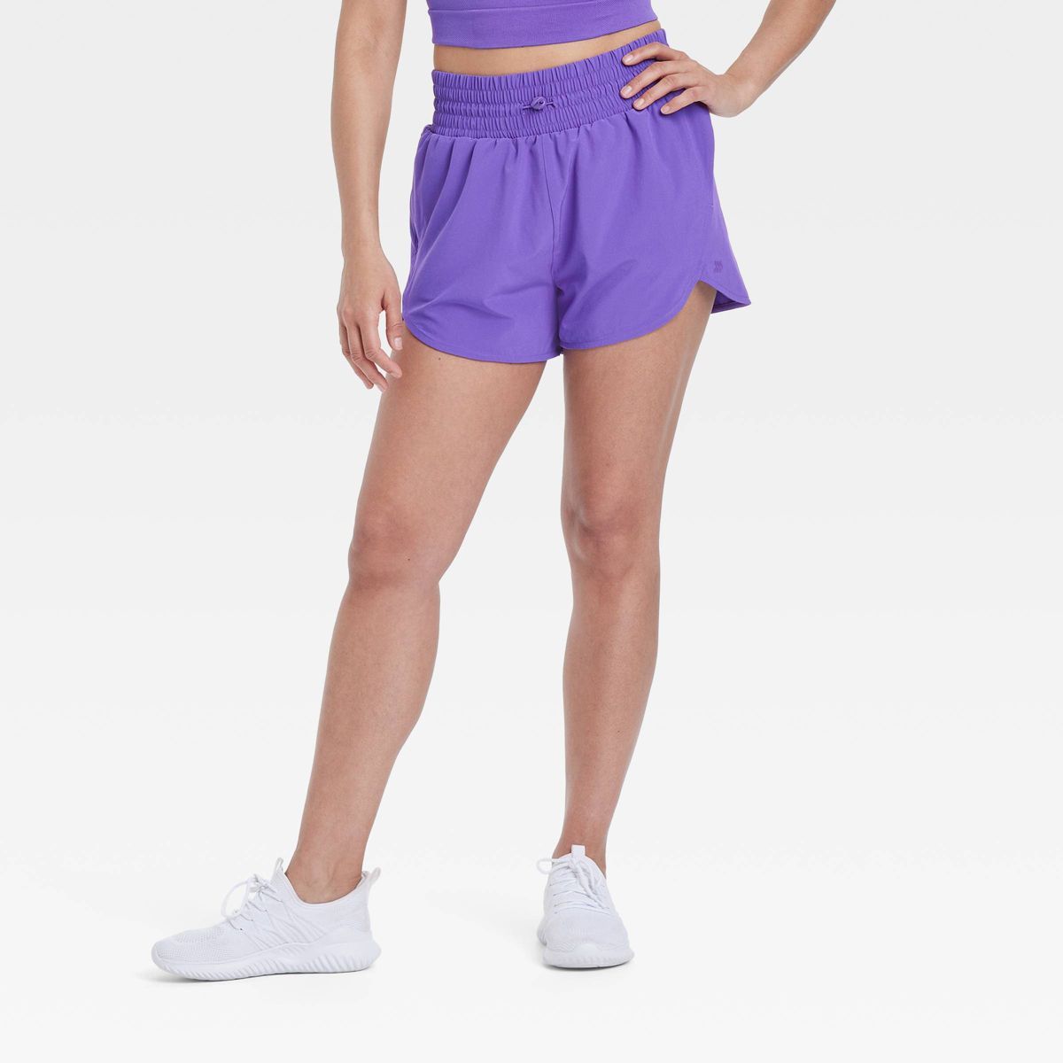 Women's Flex Woven High-Rise Shorts 3" - All In Motion™ Purple M | Target