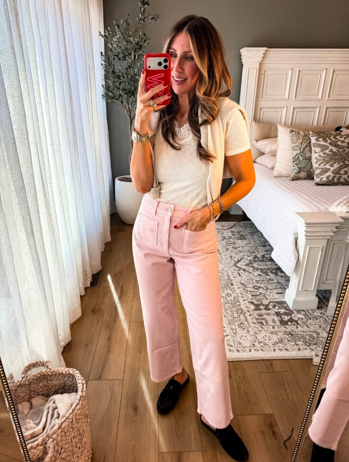 These pink Target pants are such a fun spring piece and the perfect way to add a little color to your everyday outfits. I love them styled with a simple tee and light layer for an effortless, polished look.

Themominstyle, pink pants outfit, spring outfit ideas, colorful style, everyday outfit inspiration, wide leg pants, spring wardrobe, Target spring outfits 


#LTKmomlife #LTKootd #LTKSeasonal