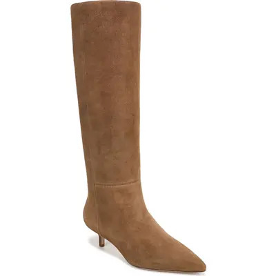 Veronica Beard Lisa Knee High Boot in Black at Nordstrom, Size 9.5 Wide Calf | Nordstrom