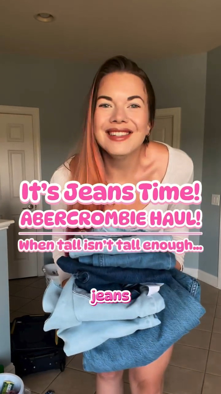 I expected this haul to go so differently and it was truly such a mind*uck. Putting all the styles in my LTK. Come back for the full crash out in pt ✌️! 

#tryonhaul #jeanshaul #jeanstryon #abercrombie #midsizefashion #mombod #apronbellyfashion #abercrombiejeans #midsizefashion #bodydysmorphia