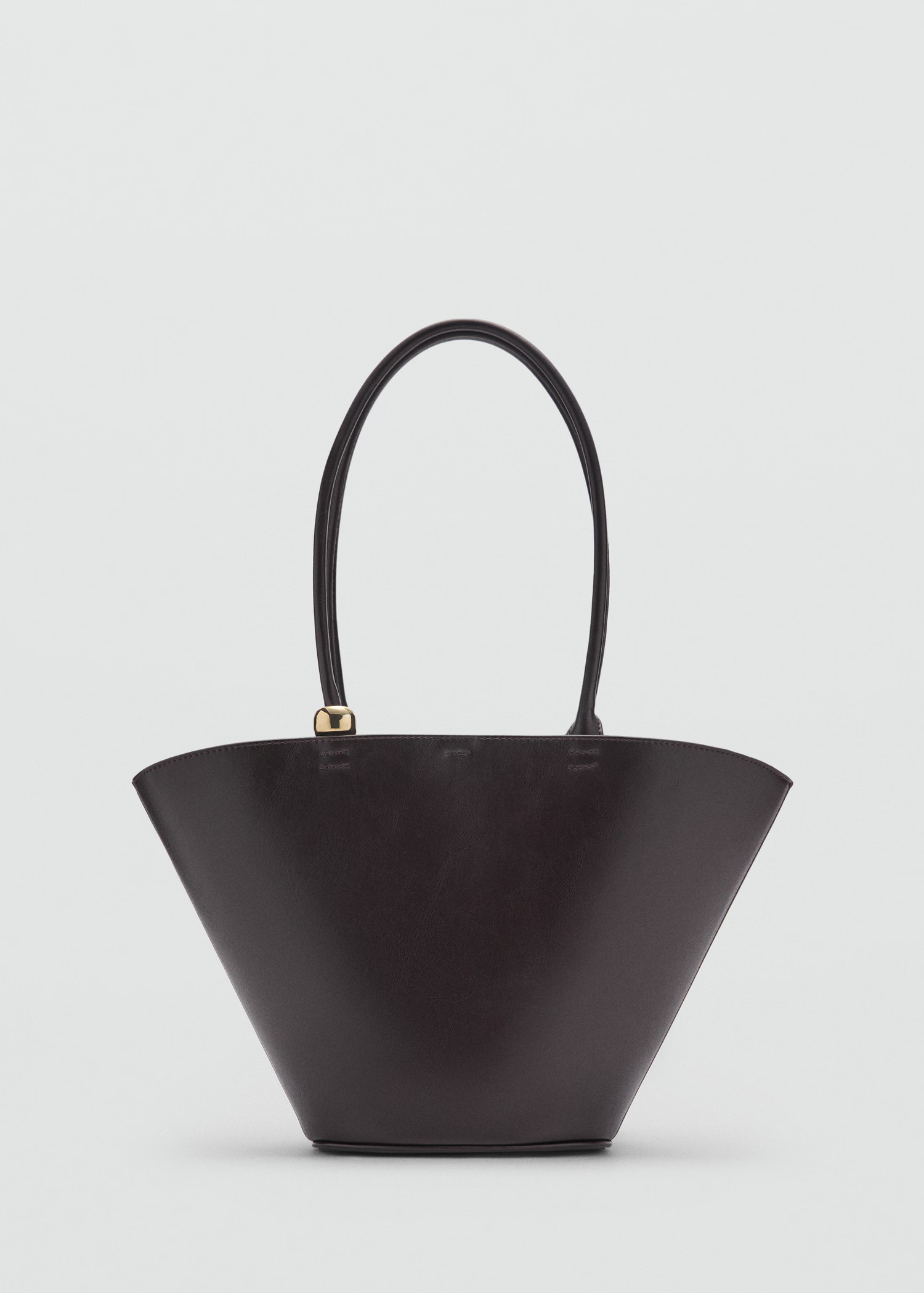 Shopper bag with metallic detail - Women | MANGO USA | Mango (US/MX/AU)
