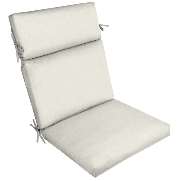 Better Homes & Gardens 44" x 21" Cream Rectangle Outdoor Chair Cushion, 1 Piece | Walmart (US)
