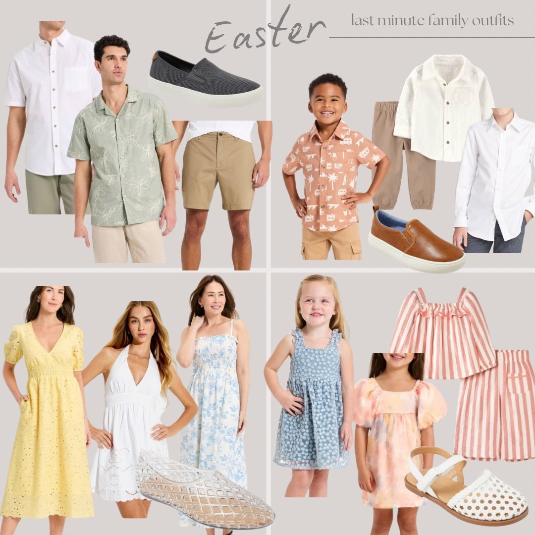 Last minute Easter outfits!!! Looking for last minute outfit ideas! @Target has you covered! Check your local store or grab for a pick up! So many cute dresses and outfits for the whole family! 




#easteroutfits #familyoutfits #boyclotjes #girlclpthes #girldress #springstyle #springoutfits #menoutfits #eastersunday #happyeaster #easterbrunch #brunchoutfitinspo #target 

#LTKKids #LTKSeasonal #LTKootd
