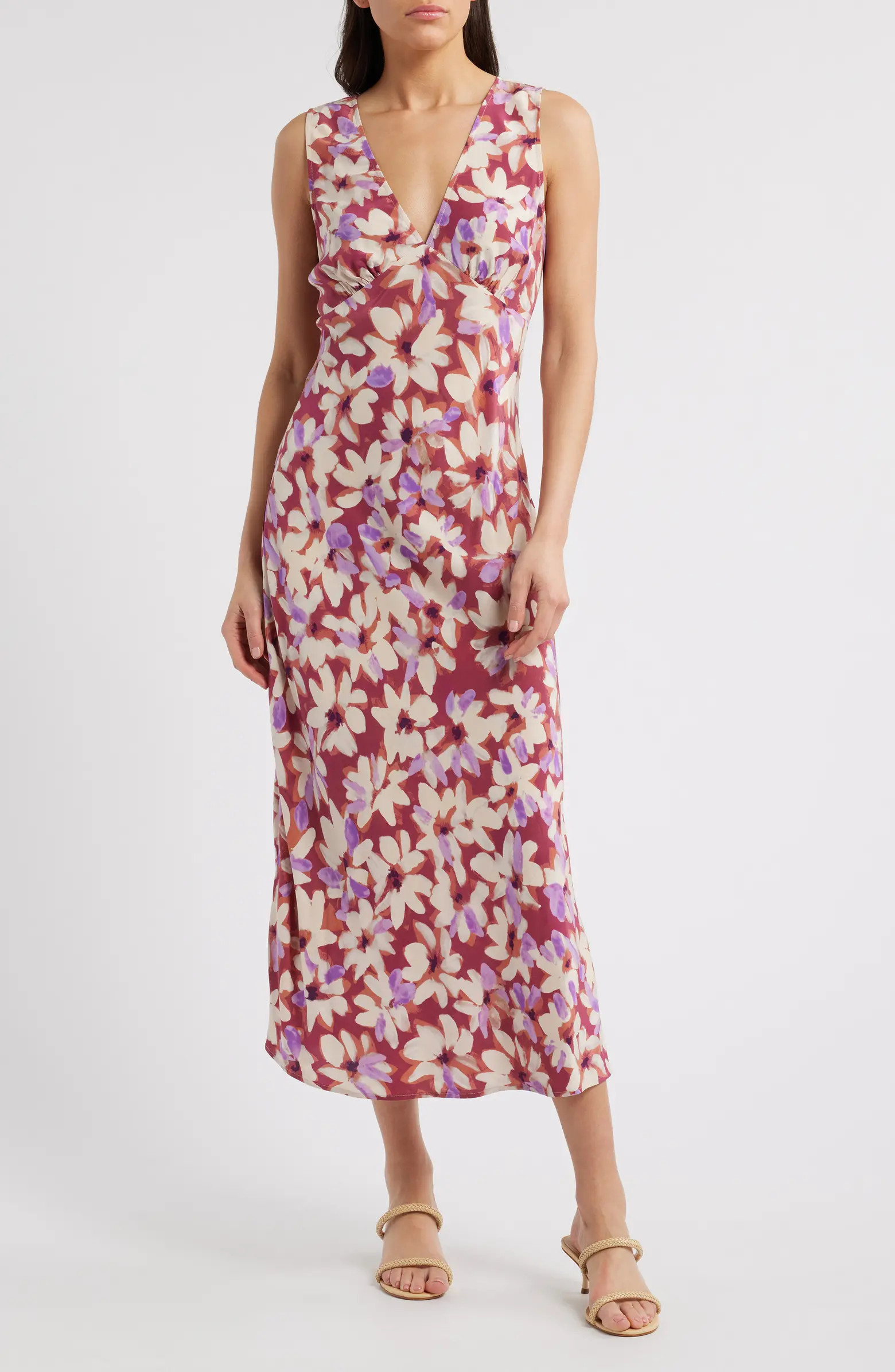 Rails Audrina Floral Print Midi Dress | Nordstrom | Nordstrom
