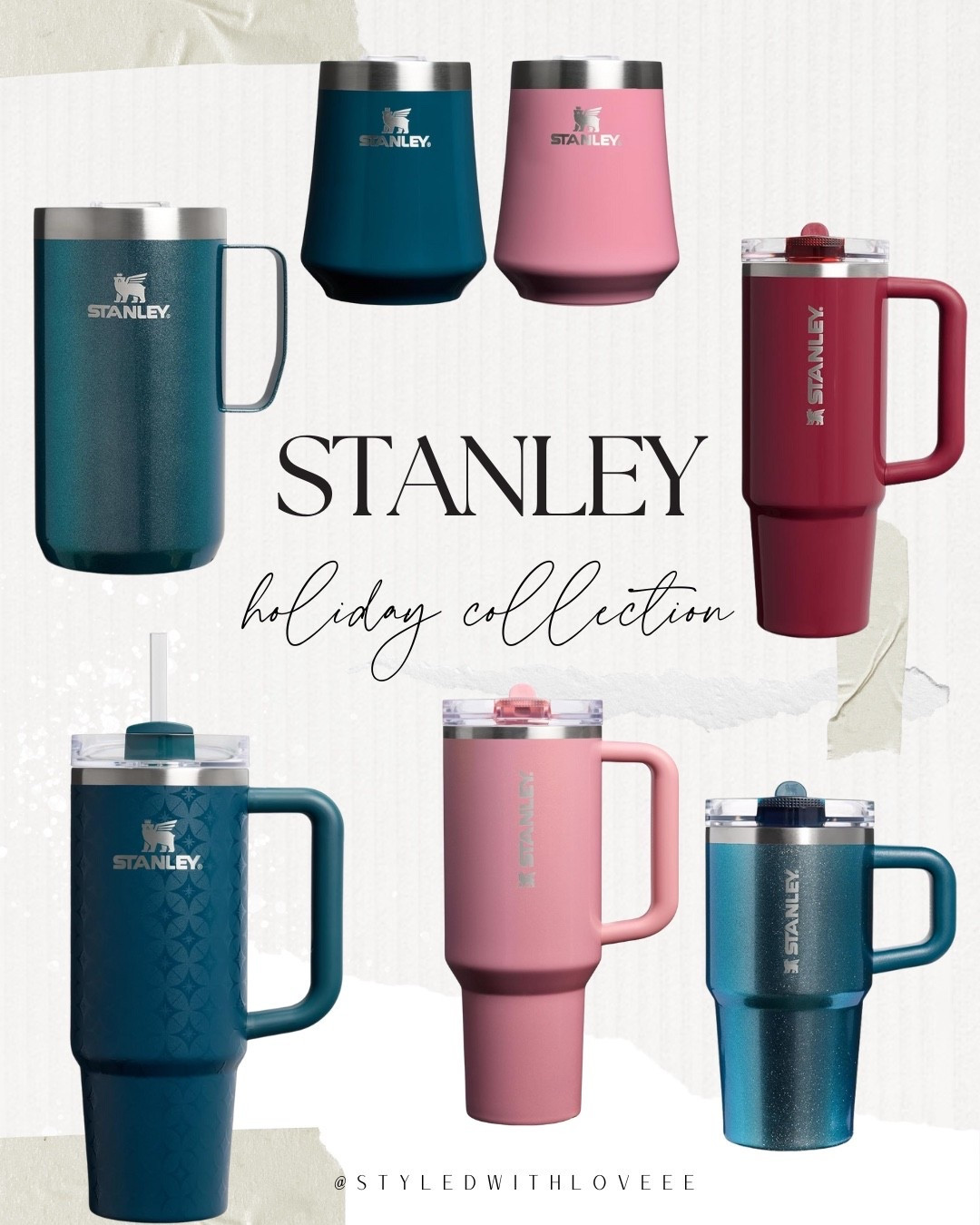The Stanley holiday colors  🤍🎄
Perfect for cozy mornings & gifting.

#LTKHoliday #LTKGiftGuide #LTKHome
