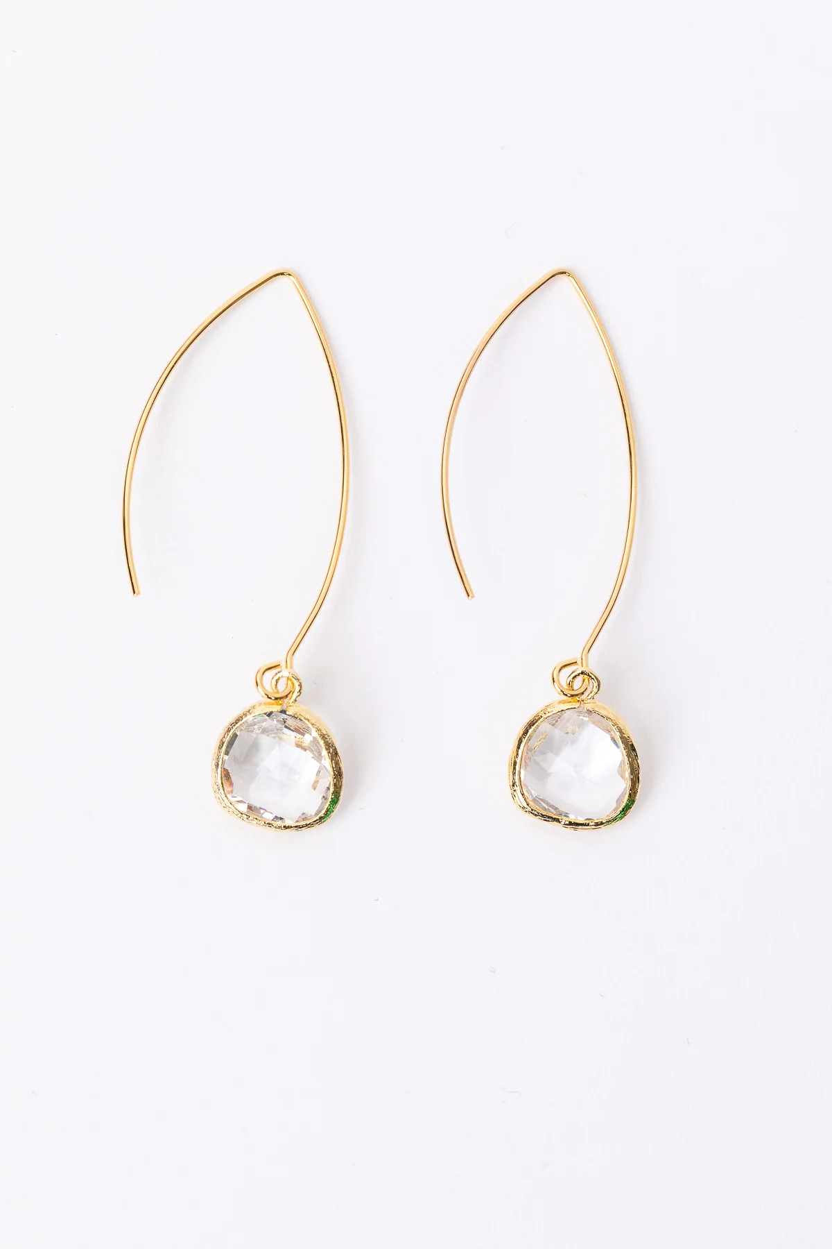 Gemstone Thread Through Earring | South Moon Under