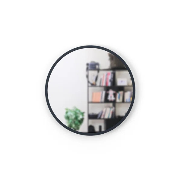 Hub Round Rubber Wall Mirror | Wayfair North America