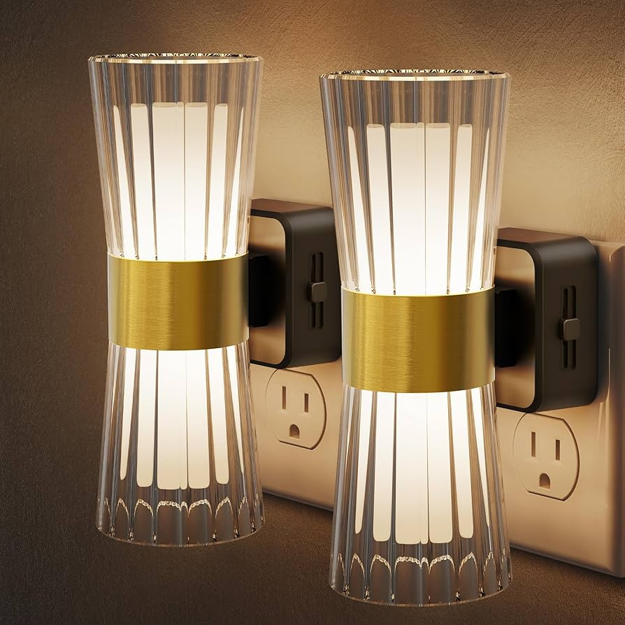 Night Lights Plug into Wall, Adjustable Dimmable Night Light with Dusk to Dawn Light Sensor, Soft... | Amazon (US)