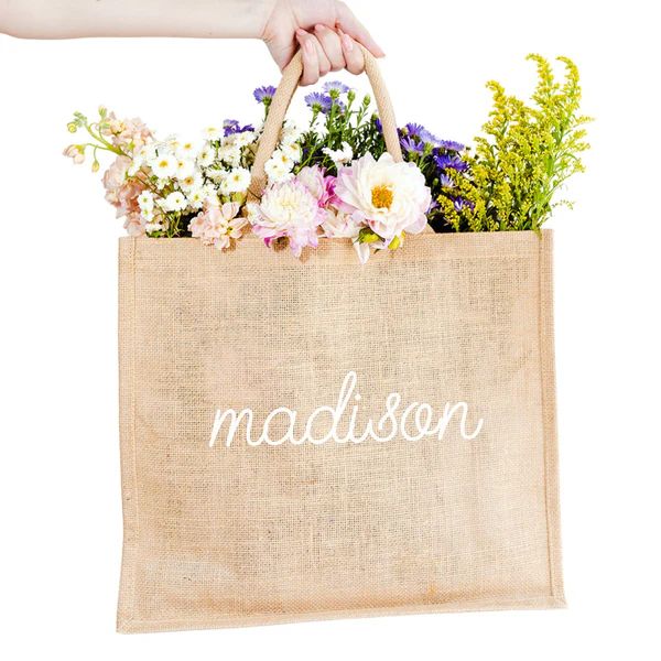 Custom Name Carryall | Sprinkled With Pink