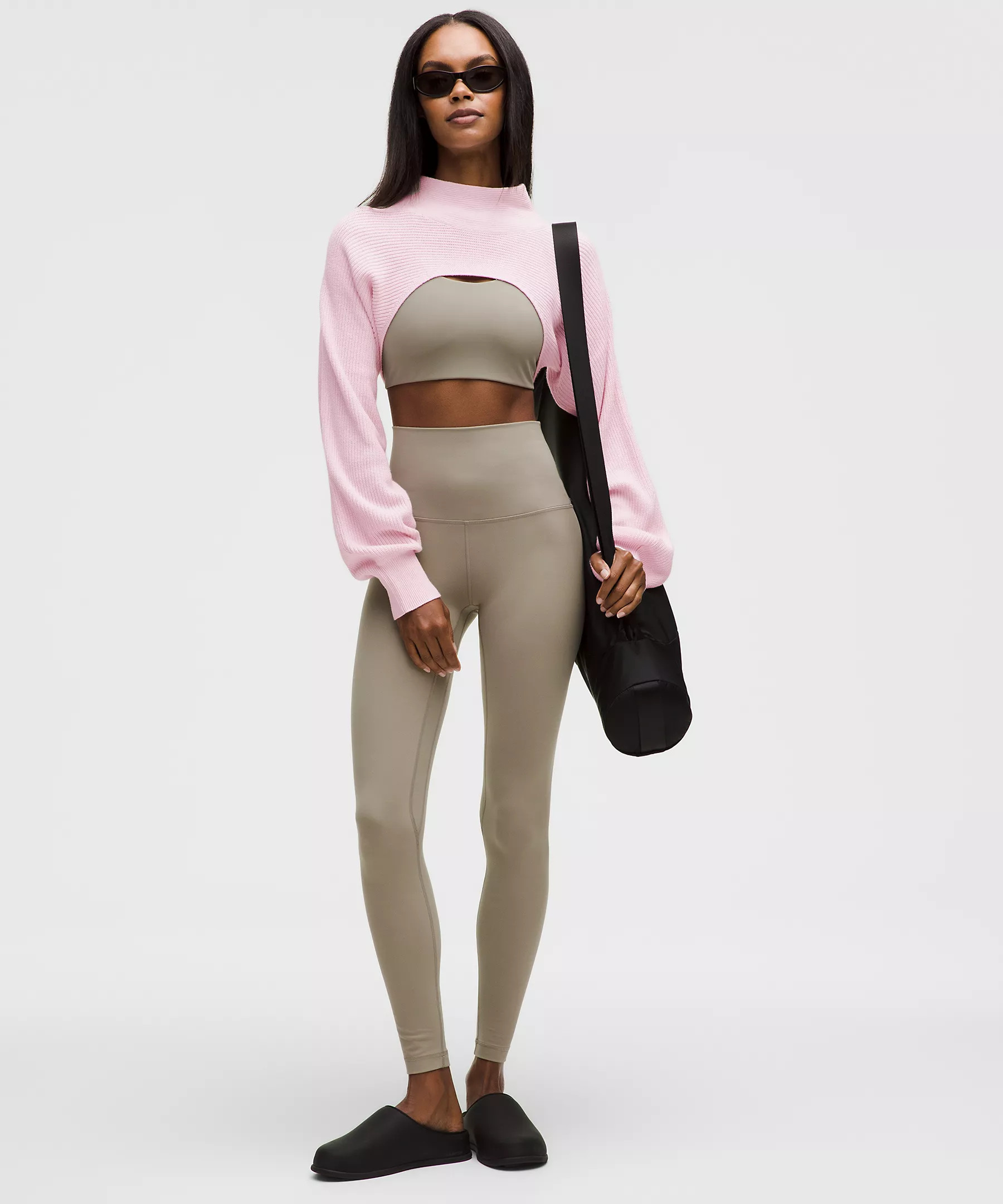 Cotton-Blend Mockneck Knit Shrug | Lululemon (US)