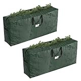 Elf Stor 9ft Christmas Storage Bag for Artificial Tree Protection, 2 packs x 9 ft, Green | Amazon (US)