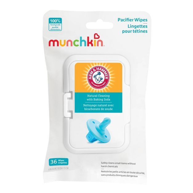 Munchkin Arm & Hammer - 36 Pacifier Wipes | Target