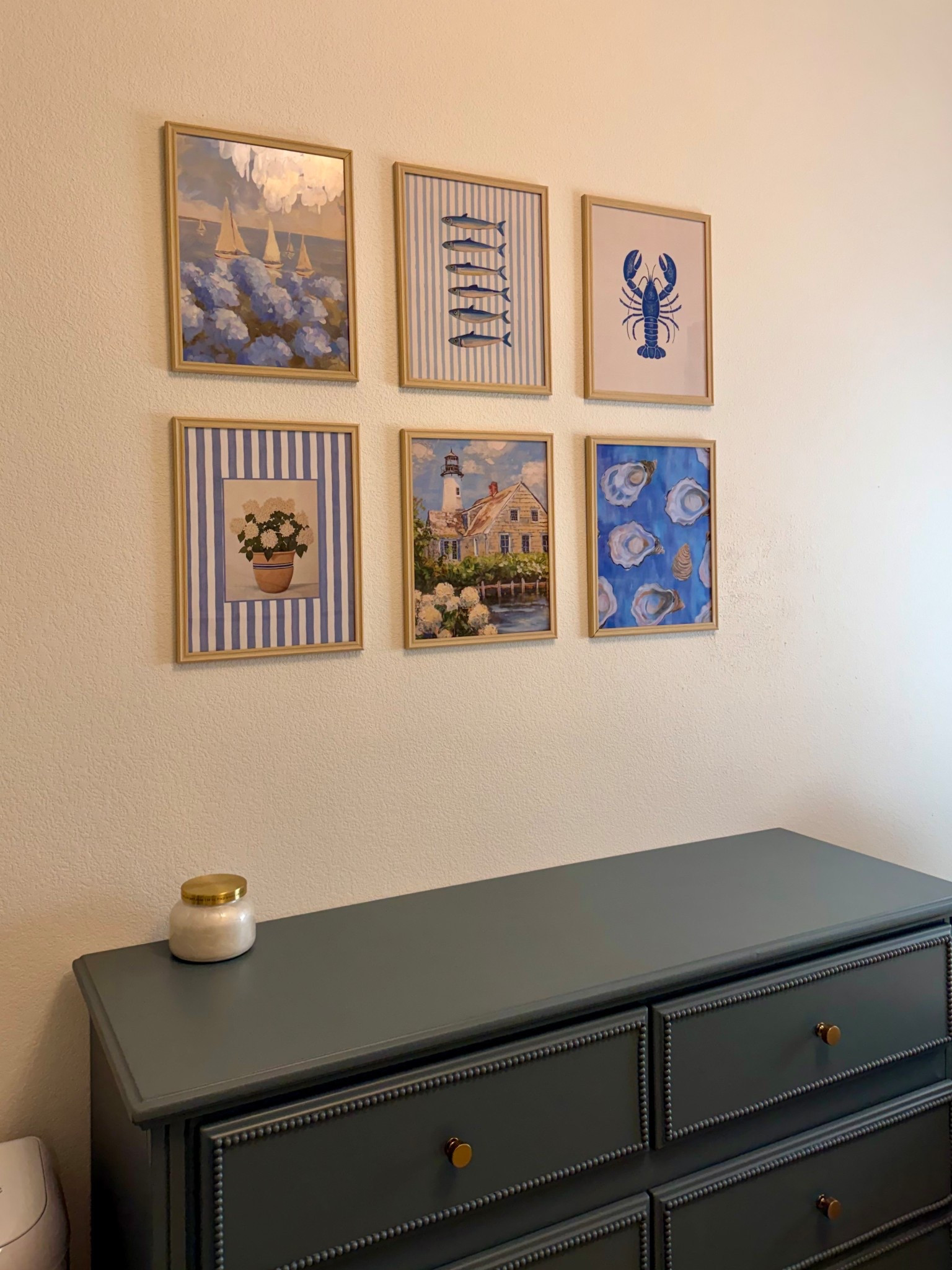 Nursery prints: $22
Wood frames: $5 each 