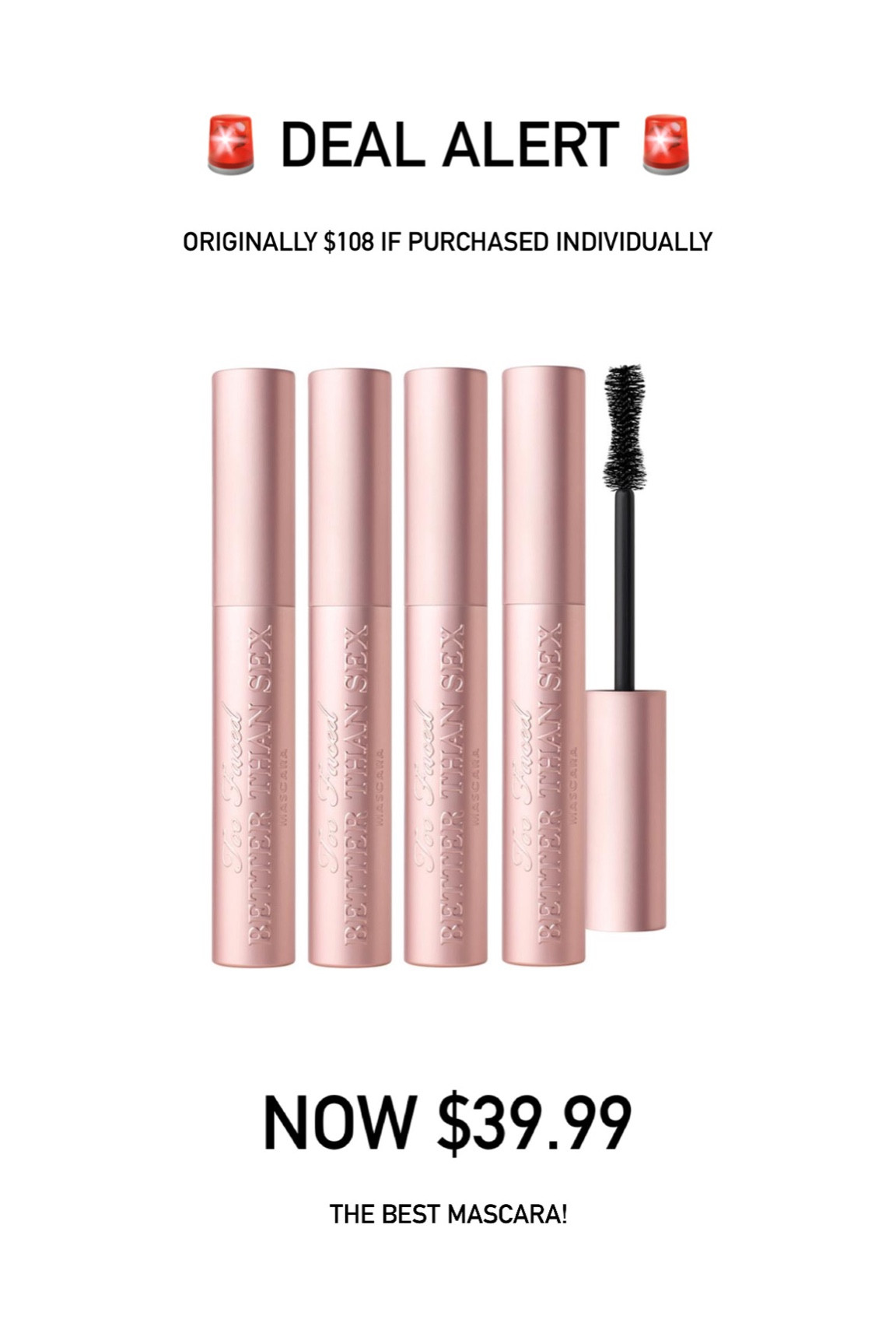 The best mascara ever! Such a great deal! 

#LTKGiftGuide #LTKsalealert #LTKbeauty