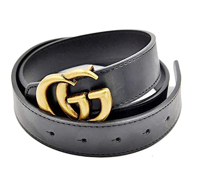 Luxury Designer GG Style Casual Women's Fashion Leather Belt [3.8CM Width] | Amazon (US)